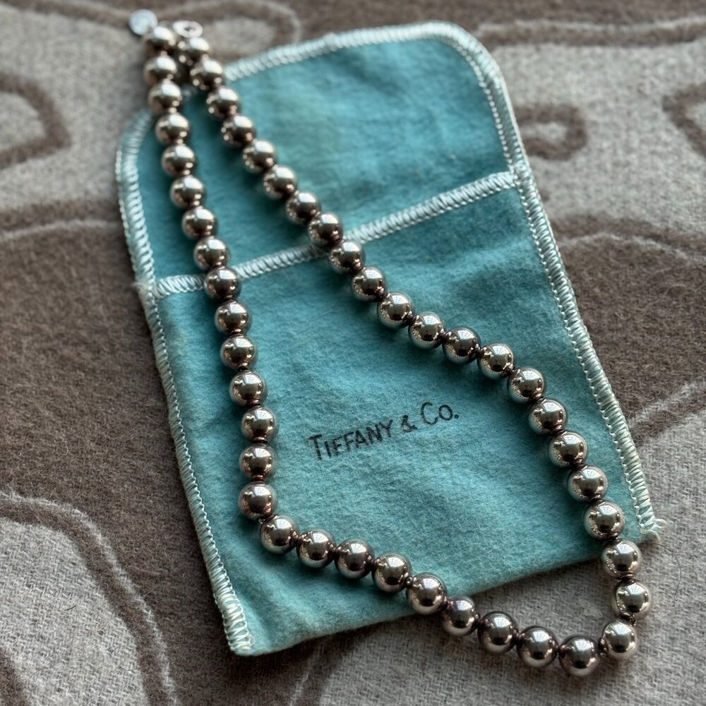 Vintage Tiffany & Co. Hardwear Ball Necklace in Sterling Silver